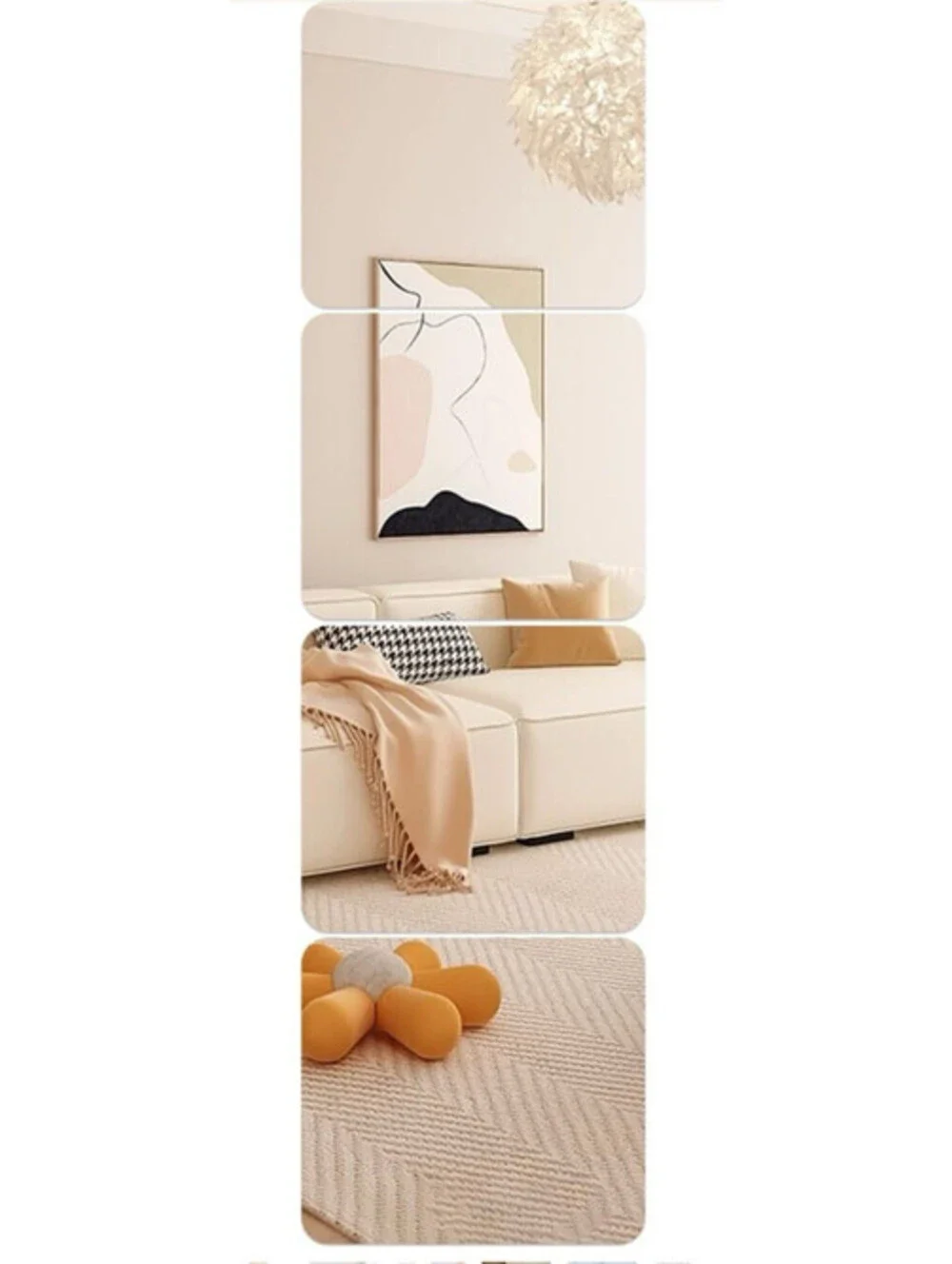 4 Pcs Frameless Mirror Tiles Square Wall Stickers Self Adhesive Home Decor NEW